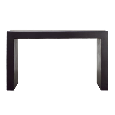 Onofre Black Finish Outdoor Console Table