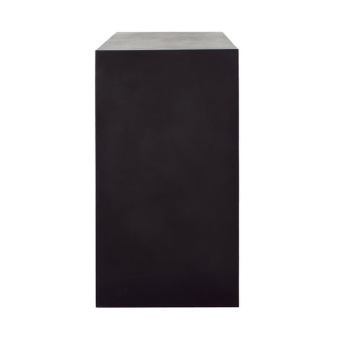 Onofre Black Finish Outdoor Console Table