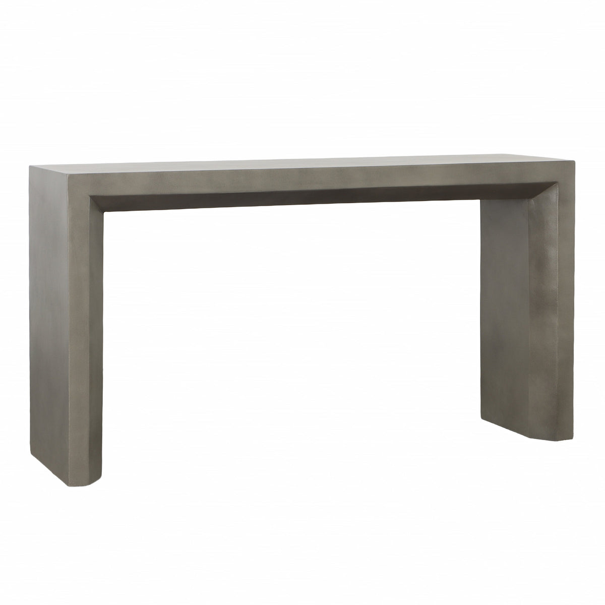 Pamina Grey Concrete Finish with Acrylic Sealer Outdoor Console Table
