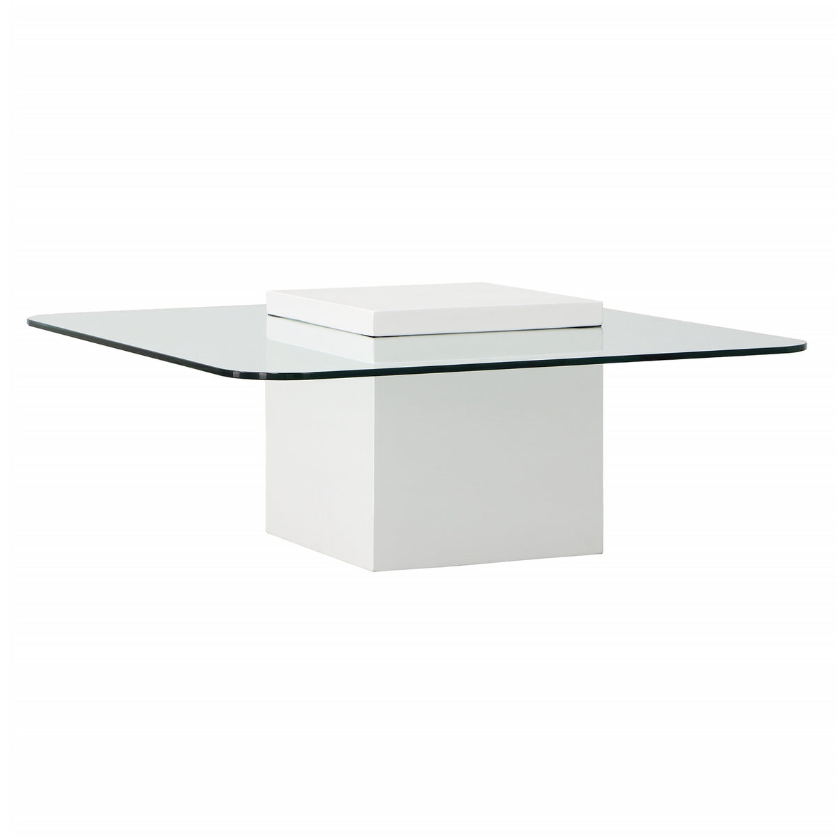 Lancin White Outdoor Coffee Table