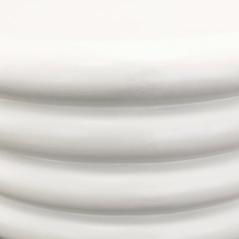 Biel White Finish with Acrylic Sealer Outdoor Side Table