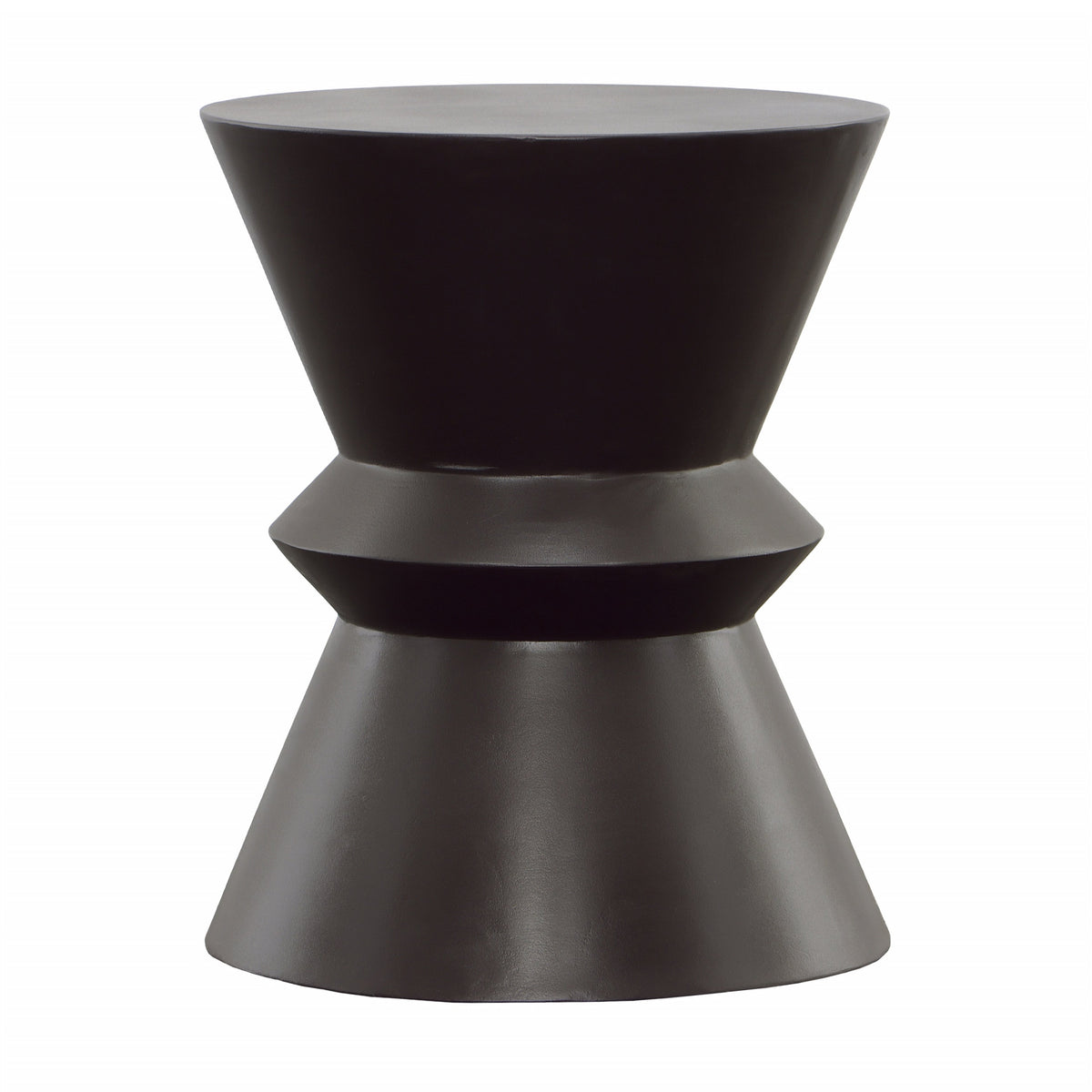Brynlee Black Finish with Acrylic Sealer Outdoor Side Table