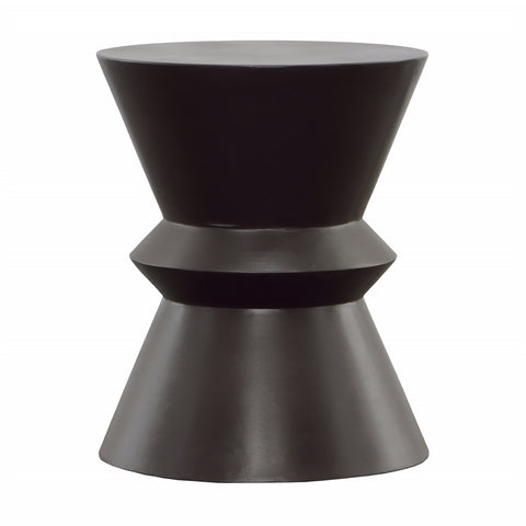 Brynlee Black Finish with Acrylic Sealer Outdoor Side Table