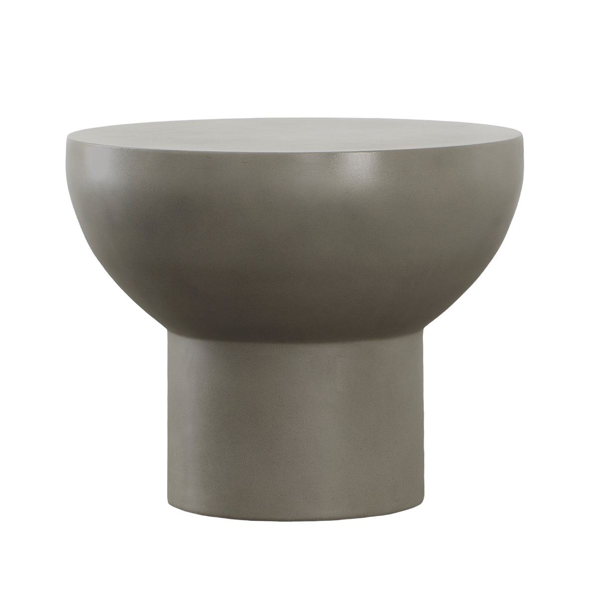 Laurin Grey Concrete Finish Outdoor Side Table