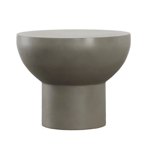 Laurin Grey Concrete Finish Outdoor Side Table
