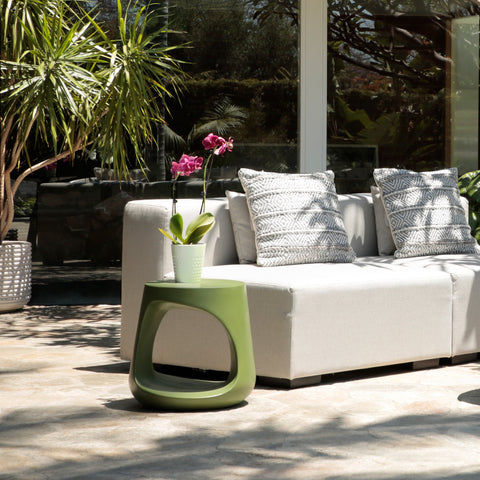 Owens Olive Green Outdoor Side Table