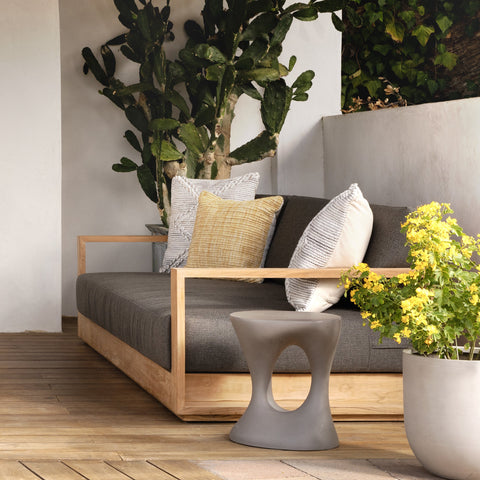 Patterson Grey Outdoor Side Table