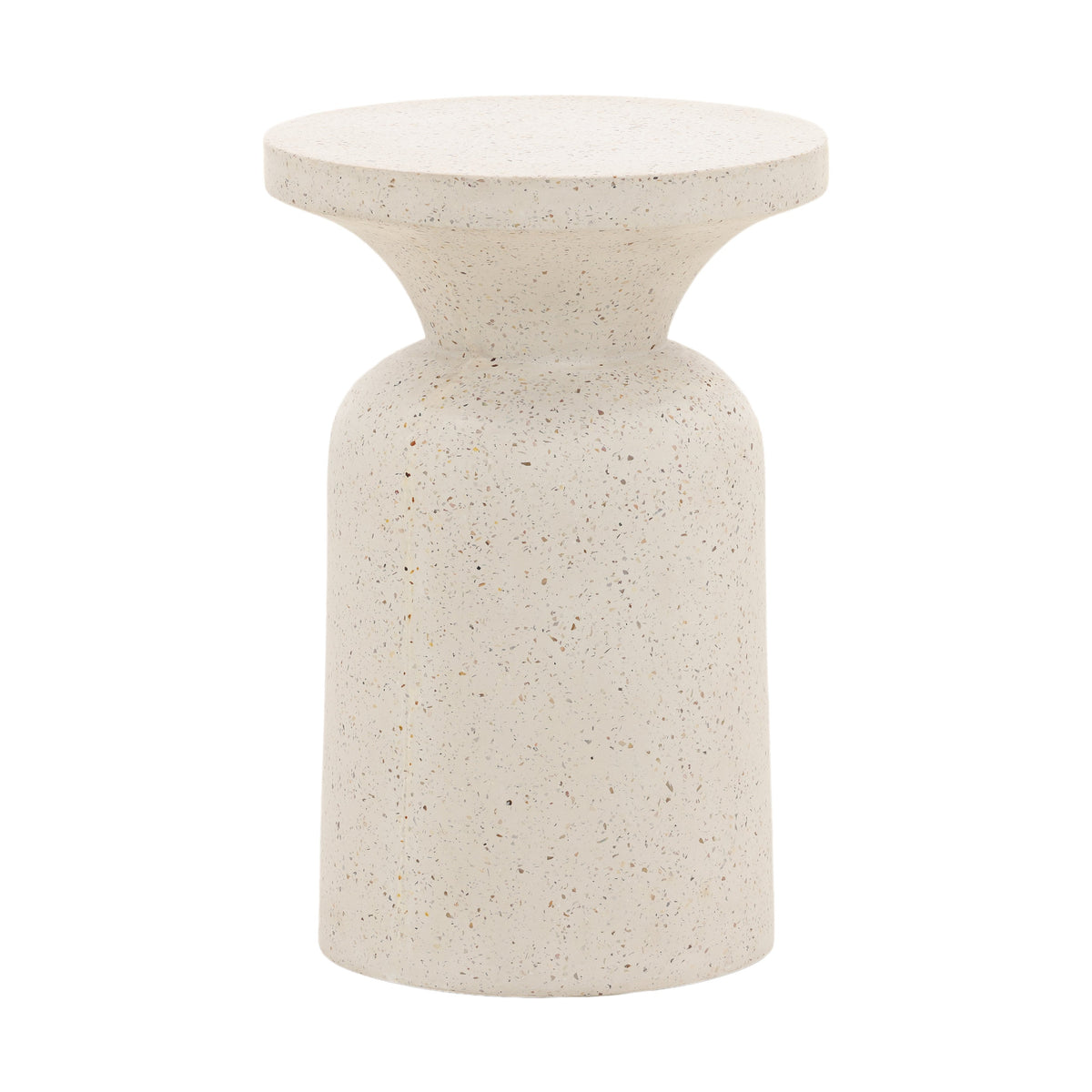 Cove Ivory Outdoor Side Table