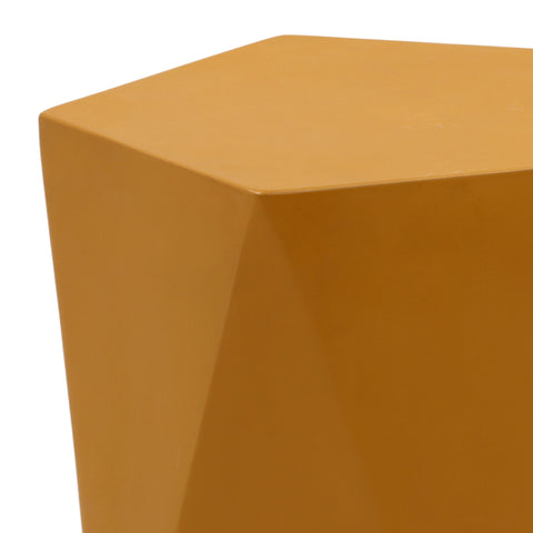 Dune Mustard Yellow Outdoor Side Table