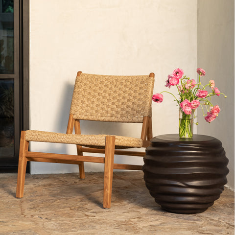 Oceanne Lava Outdoor Side Table