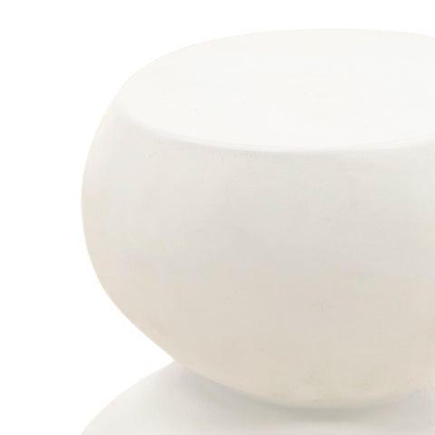 Serenade White Outdoor Side Table