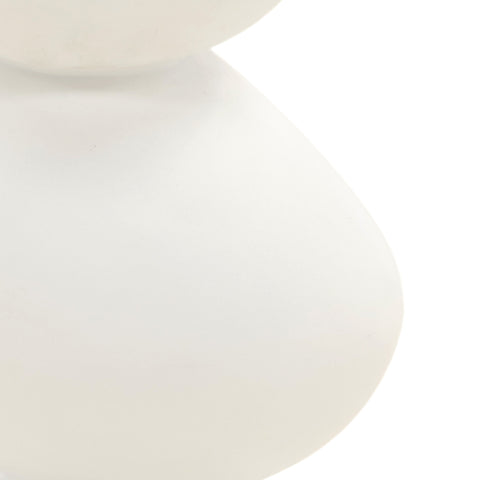Serenade White Outdoor Side Table