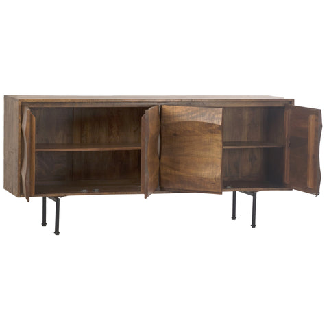 Judson Brown Wood Sealed Finish Sideboard