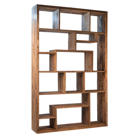 Mariz Medium Brown Wood Sealed Finish Bookcase