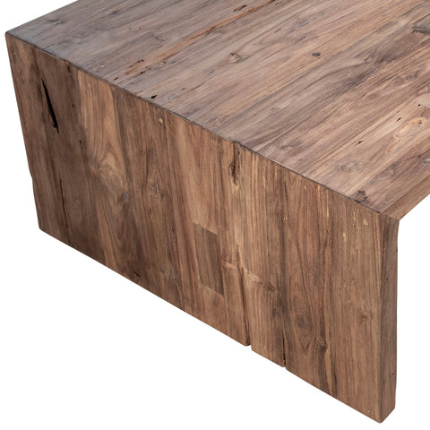 Chilton Medium Brown Wood Sealed Finish Coffee Table