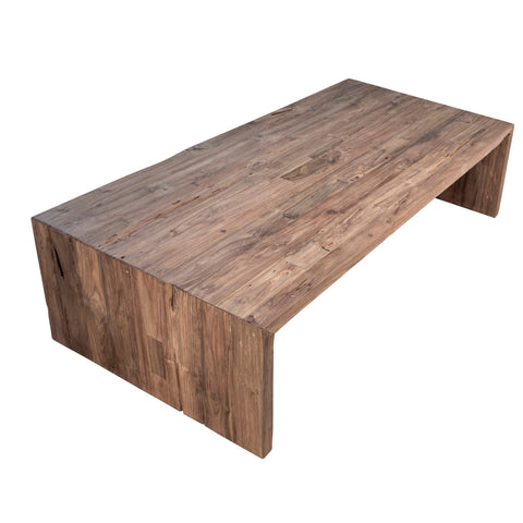 Chilton Medium Brown Wood Sealed Finish Coffee Table