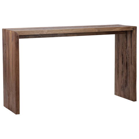 Chilton Medium Brown Wood Sealed Finish Console Table