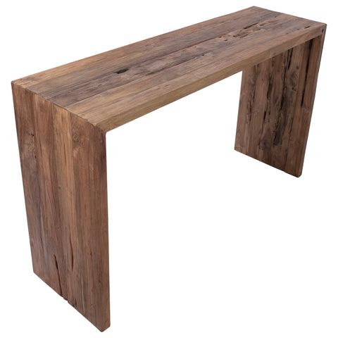 Chilton Medium Brown Wood Sealed Finish Console Table