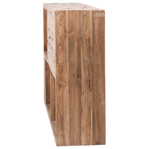 Agatha Medium Brown Rustic Finish Bookcase