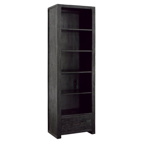 Kadence Matte Black Bookcase
