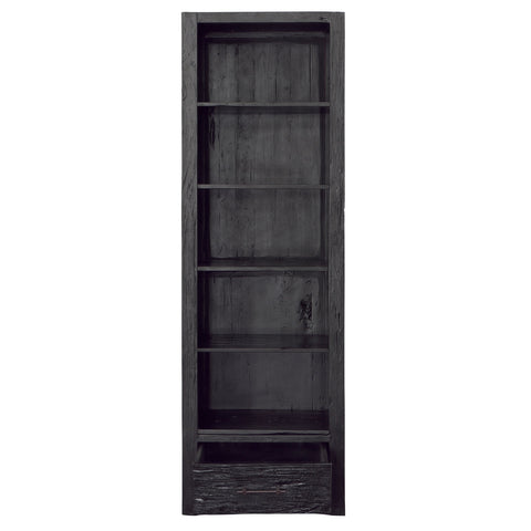 Kadence Matte Black Bookcase