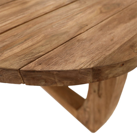 Janie Distressed Natural Finish Outdoor Dining Table