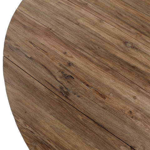 Janie Medium Brown Round Outdoor Dining Table