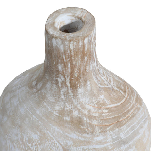 Cedric Antique White Vase