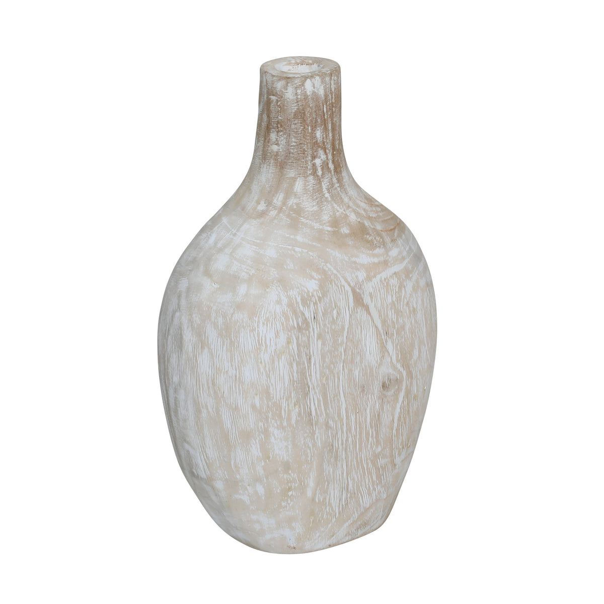 Cedric Antique White Vase