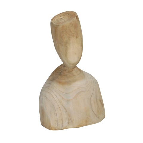 Layman Natural Wood Sculpture