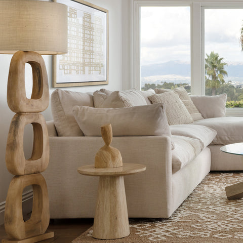Layman Natural Wood Sculpture