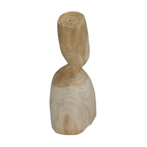 Layman Natural Wood Sculpture