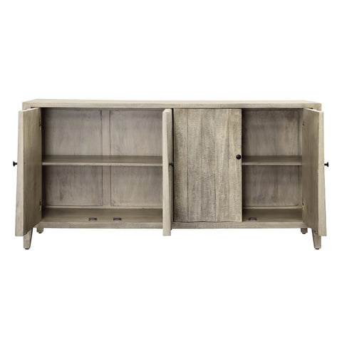 Kennington Light Grey Wash Finish Sideboard