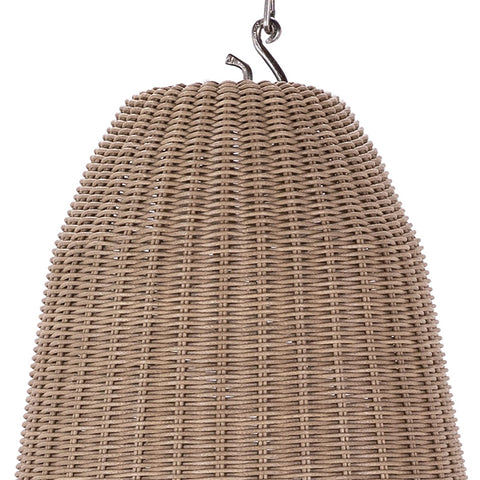 Baras Tan Finish Outdoor Pendant Shade