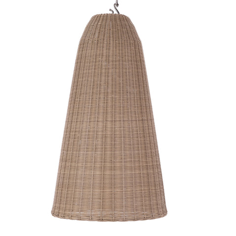 Baras Tan Finish Outdoor Pendant Shade