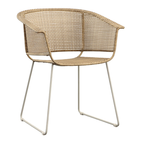 Ankara Tan Finish Outdoor Dining Chair