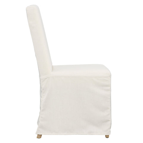 Leni Off White Upholstery Dining Chair