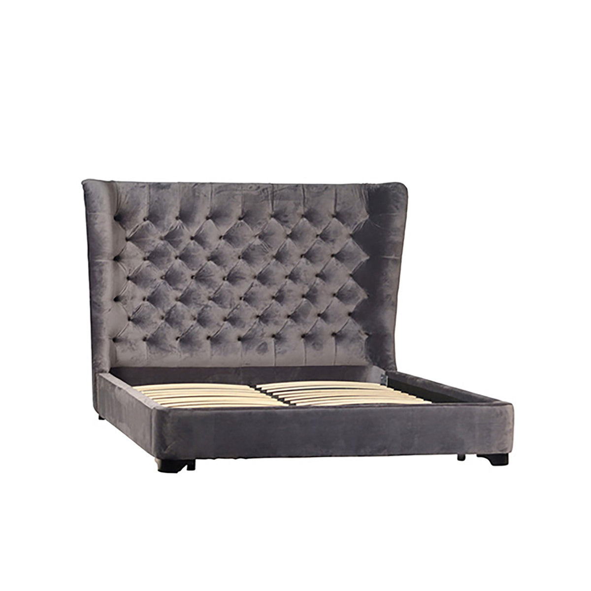 Clinton Dark Grey Finish Bed