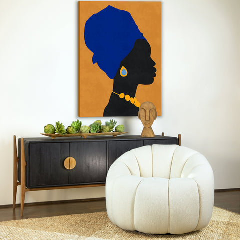 Symone Cream Swivel Chair