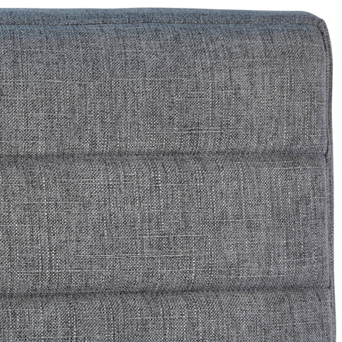 Kali Blue Grey Upholstery and Dark Metal Finish Dining Chair