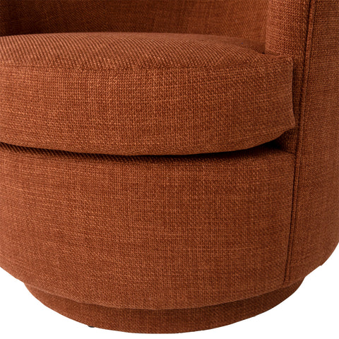 Lauretta Rust Swivel Chair