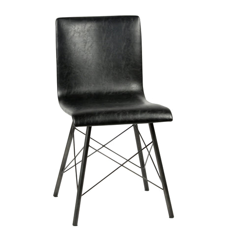 Messina Black Finish Dining Chair