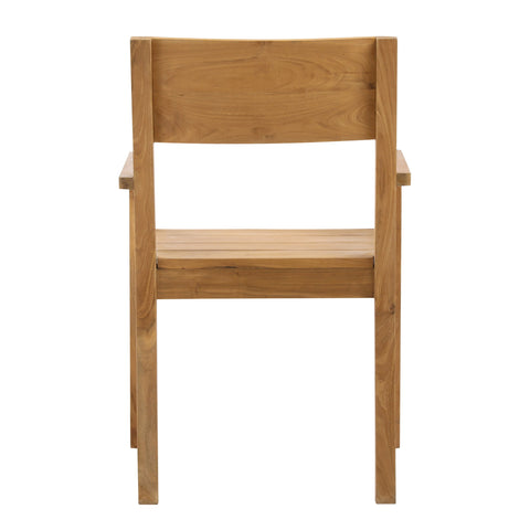 Kira Natural Outdoor Dining Chair Set Of 2