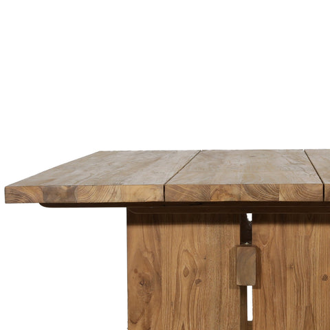 Kristian Natural Rustic Outdoor Dining Table