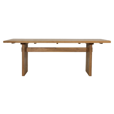 Kristian Natural Rustic Outdoor Dining Table