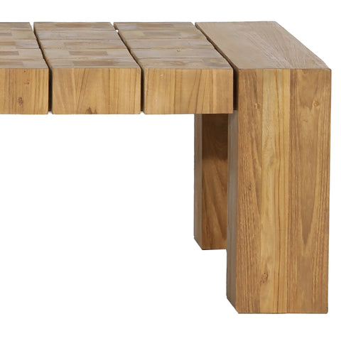 Gary Natural Rustic Outdoor Coffee Table