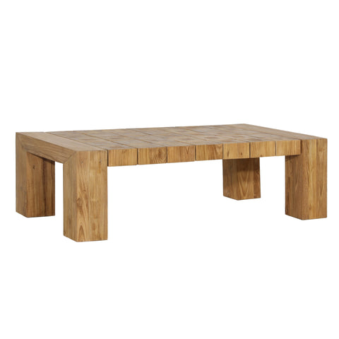 Gary Natural Rustic Outdoor Coffee Table