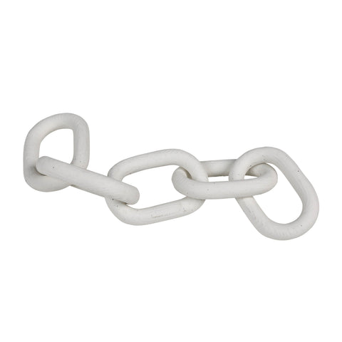 Gabriela White Chain Link