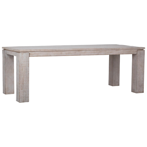 Amaya Whitewash Sealed Finish Dining Table