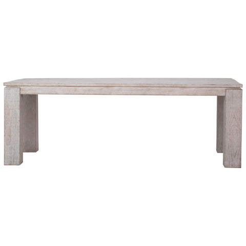 Amaya Whitewash Sealed Finish Dining Table